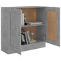 Voir la diapositive 4 : VIDAXL Bibliotheque Gris beton 82,5x30,5x80 cm Bois d'ingenierie