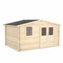 Voir la diapositive 3 : Forest Style Abri de jardin bois - 10,1m² - JUNO