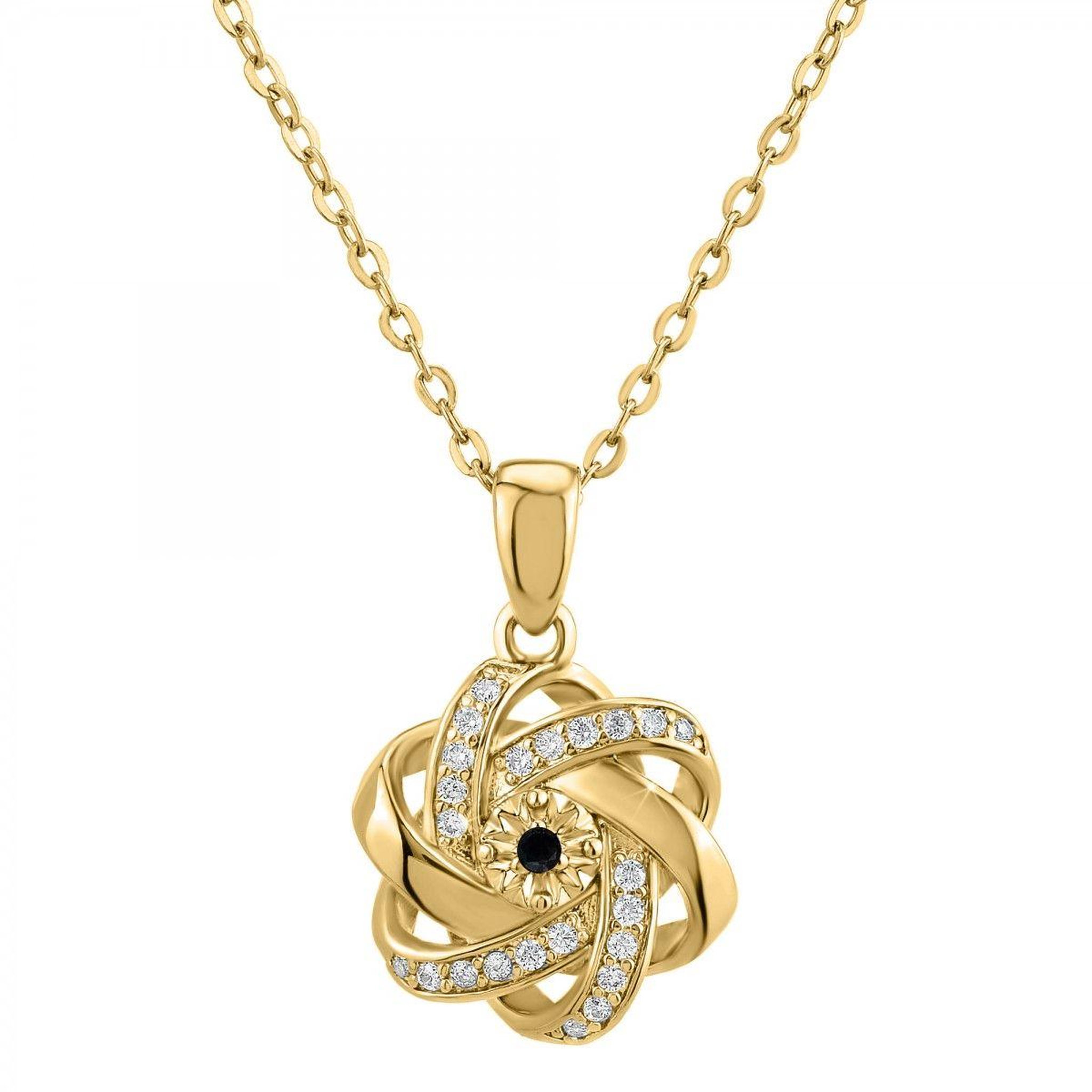 Voir la diapositive 1 : SC BOHEME Collier par SC Bohème orné d'un véritable diamant noir
