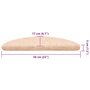Voir la diapositive 6 : VIDAXL Tapis d'escalier auto-adhesifs 30 pcs creme 56x17x3 cm