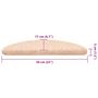 Voir la diapositive 6 : VIDAXL Tapis d'escalier auto-adhesifs 30 pcs creme 56x17x3 cm