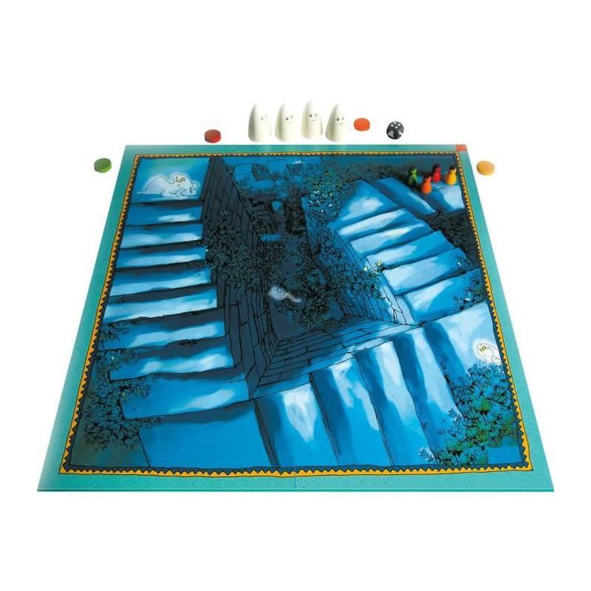 Voir la diapositive 2 : SCHMIDT SPIELE Jeu de Société - SCHMIDT SPIELE - L'Escalier Hanté - Fantôme - Transformation - Mémoire - Stratégie