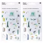 RICO DESIGN 70 stickers en gel transparent New-York