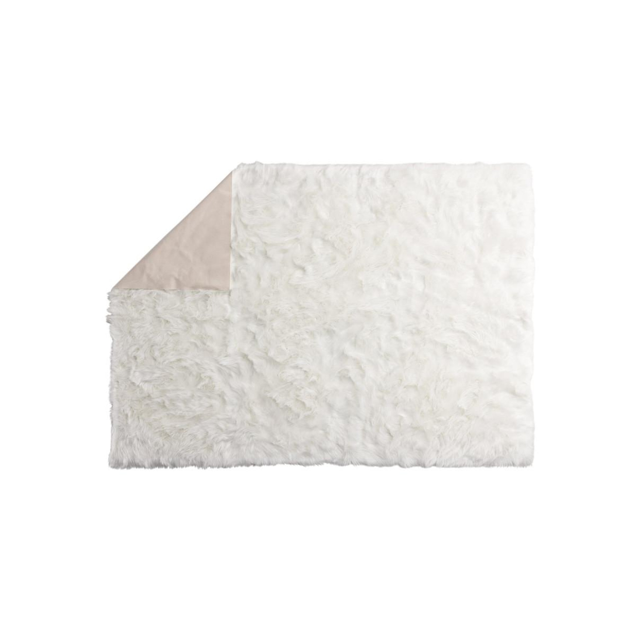 Voir la diapositive 2 : Paris Prix Tapis imitation fourrure  katy  160x230cm blanc