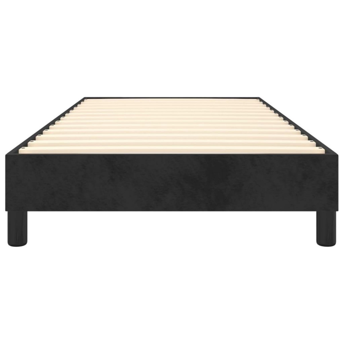 VIDAXL Cadre de lit sans matelas noir 80x200 cm velours