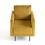 Voir la diapositive 1 : LISA DESIGN Charlie - fauteuil - pieds hauts - en velours côtelé