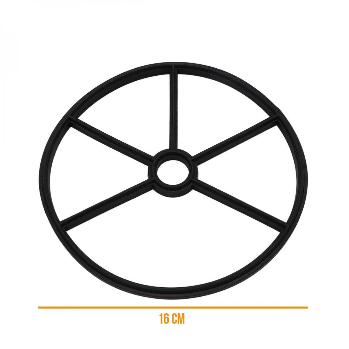 Hayward Joint d'étanchéité étoile de corps pour vanne de piscine - Ø 16 cm - Noir - SPX0715D