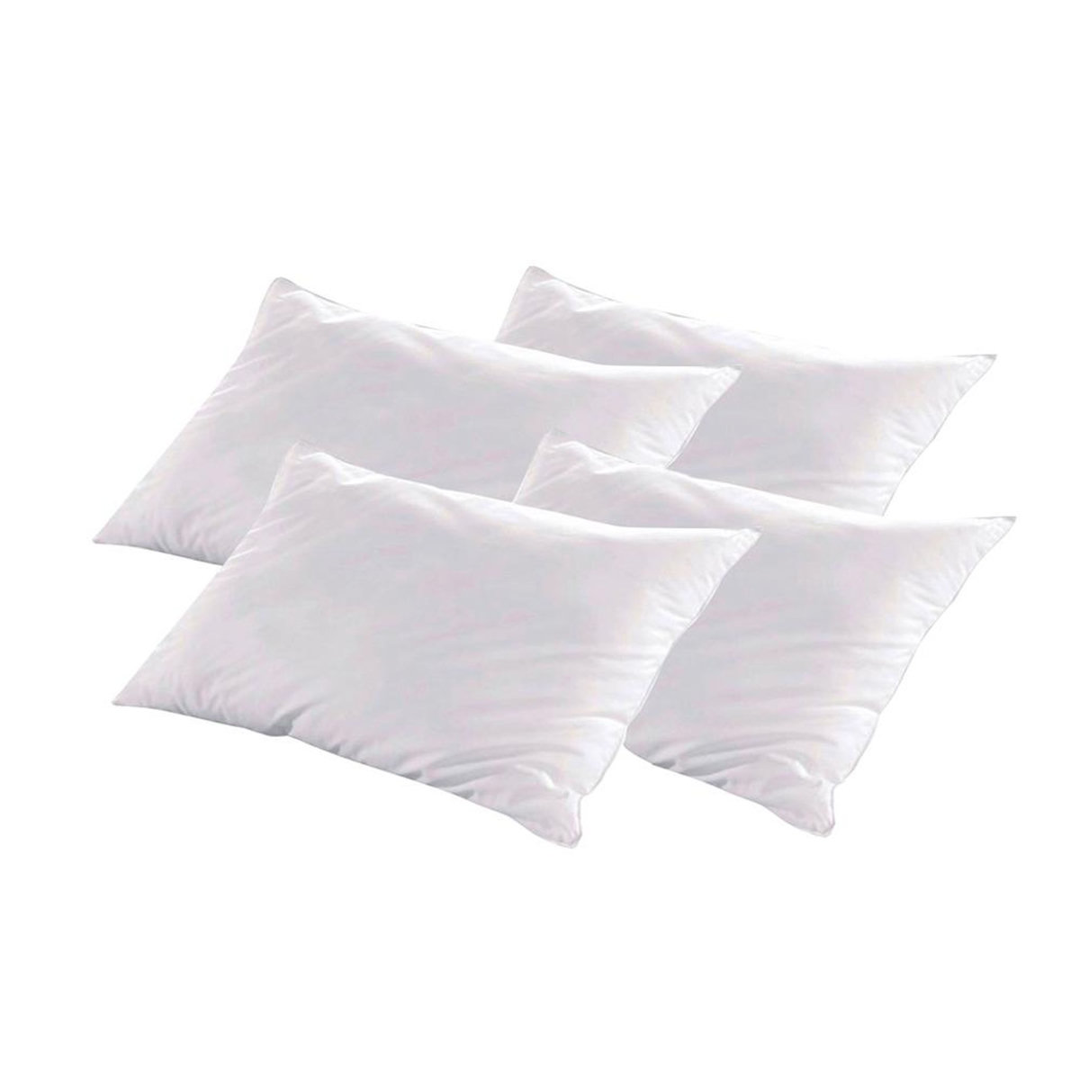 BELLECOUR BELLECOUR LITERIE | Lot de 4 oreillers LUXOTEL | Fibres creuses