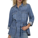 Only Chemise  Femme Only Kenya. Coloris disponibles : Bleu