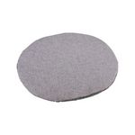 TOILINUX Lot de 6 galettes de chaises rondes - Diamètre 34 cm. Coloris disponibles : Rose