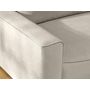 Voir la diapositive 6 : BEST MOBILIER Aurelia - canapé d'angle droit 4 places convertible avec coffre en tissu texturé