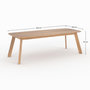 Voir la diapositive 4 : Rendez vous déco Table de jardin en bois de teck recyclé 10 personnes-Lumo