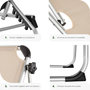 Voir la diapositive 3 : tectake Bain de soleil Transat Chaise longue Pliable