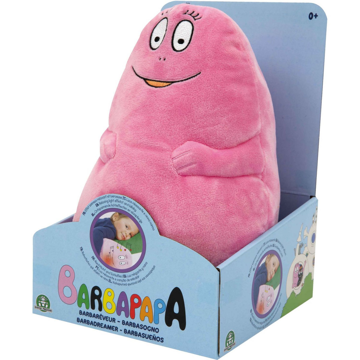 GIOCHI PREZIOSI Peluche berceuse et lumineuse 25 cm Barbapapa 