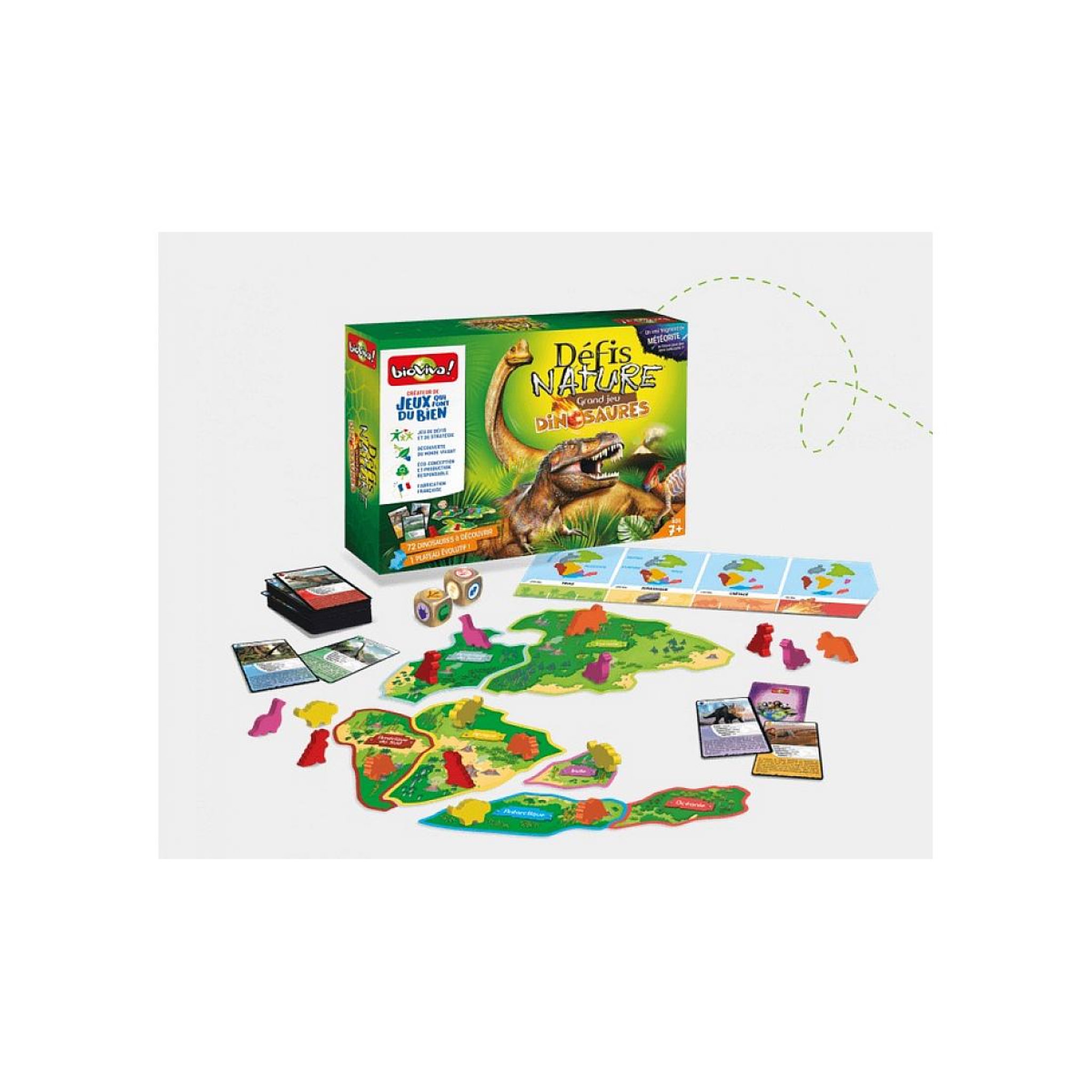 Voir la diapositive 2 : Bioviva Defis Nature Grand jeu Dinosaures