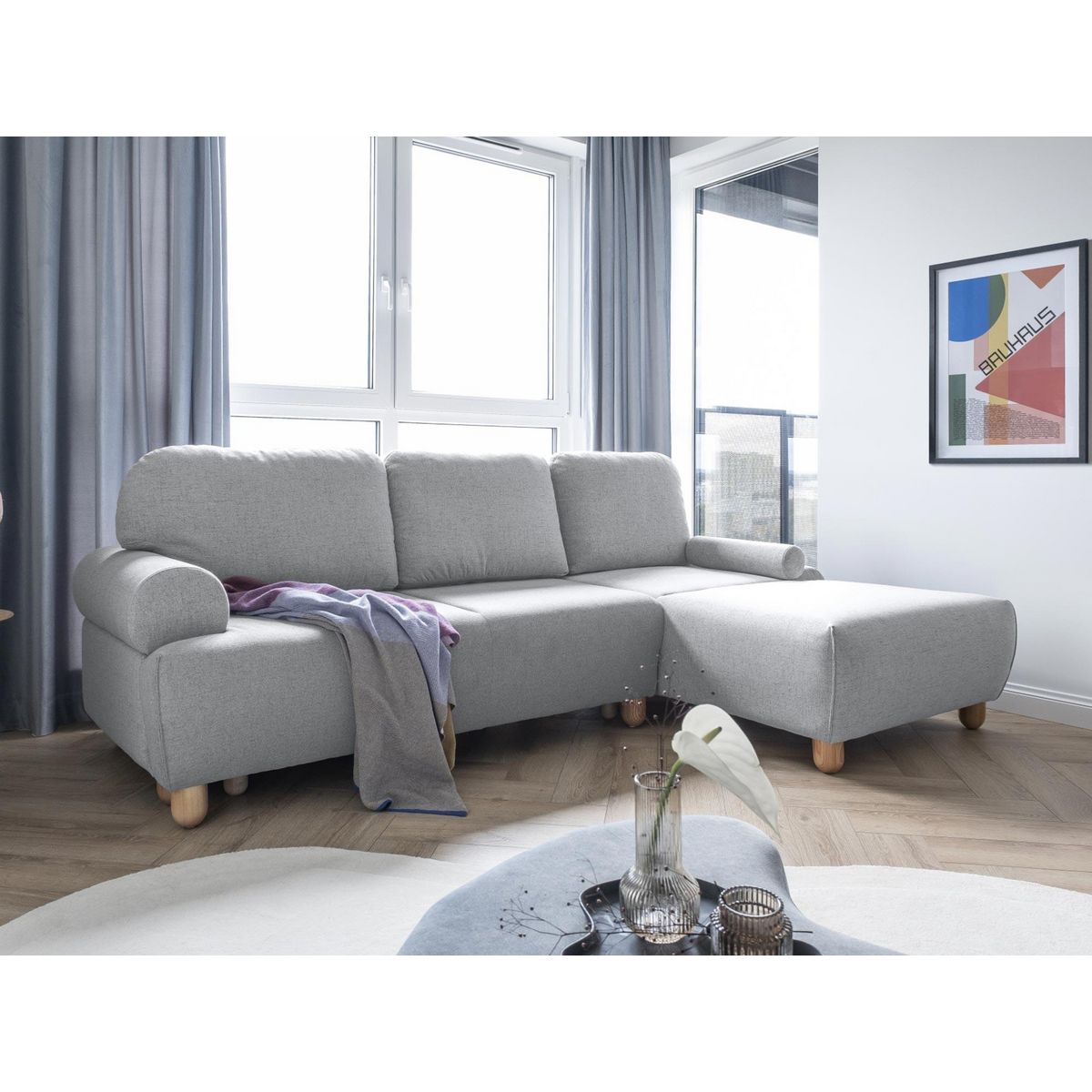 LISA DESIGN Onyx - canapé droit 2 places - en tissu mailles 3d