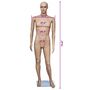 Voir la diapositive 6 : VIDAXL Mannequin de vitrine Homme A