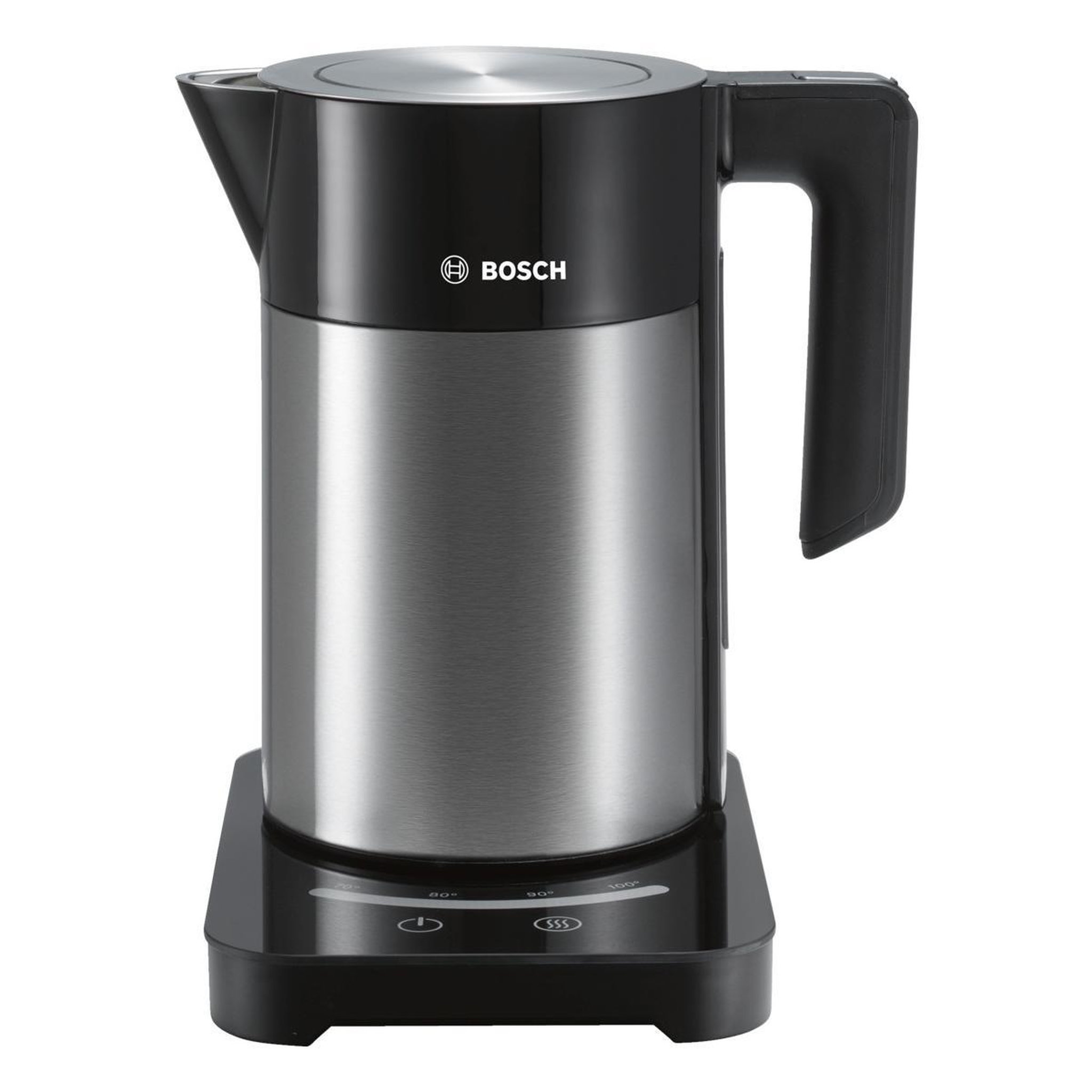Voir la diapositive 2 : BOSCH Bouilloire Bosch en acier inoxydable sans fil 1,7 l