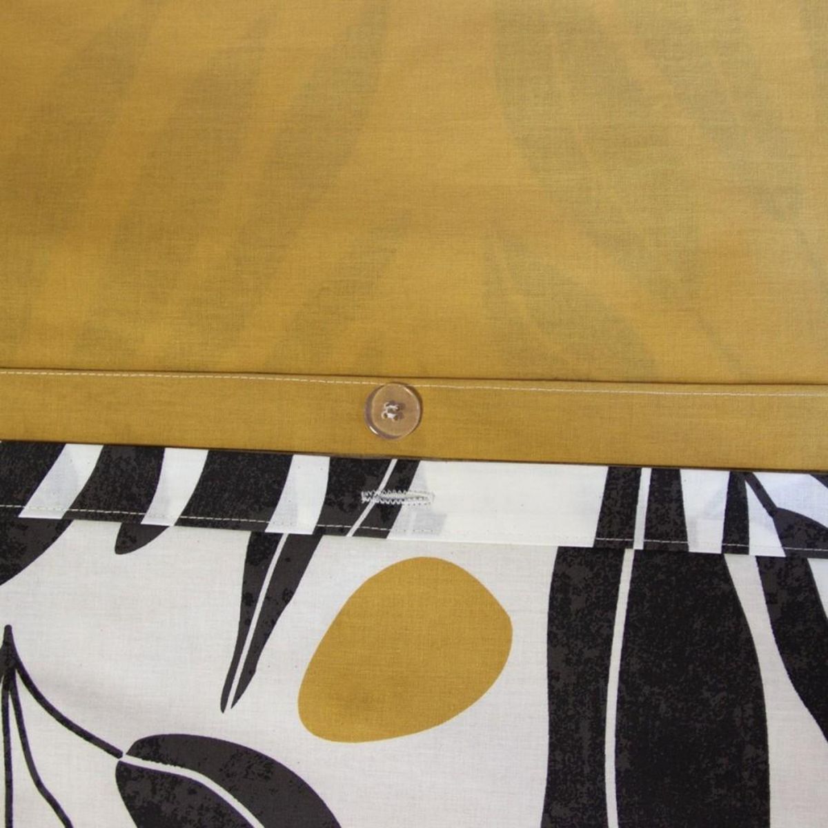 COTE DECO Housse de couette 260x240 NOLIE + 2 taies 100% coton 57 fils/cm2