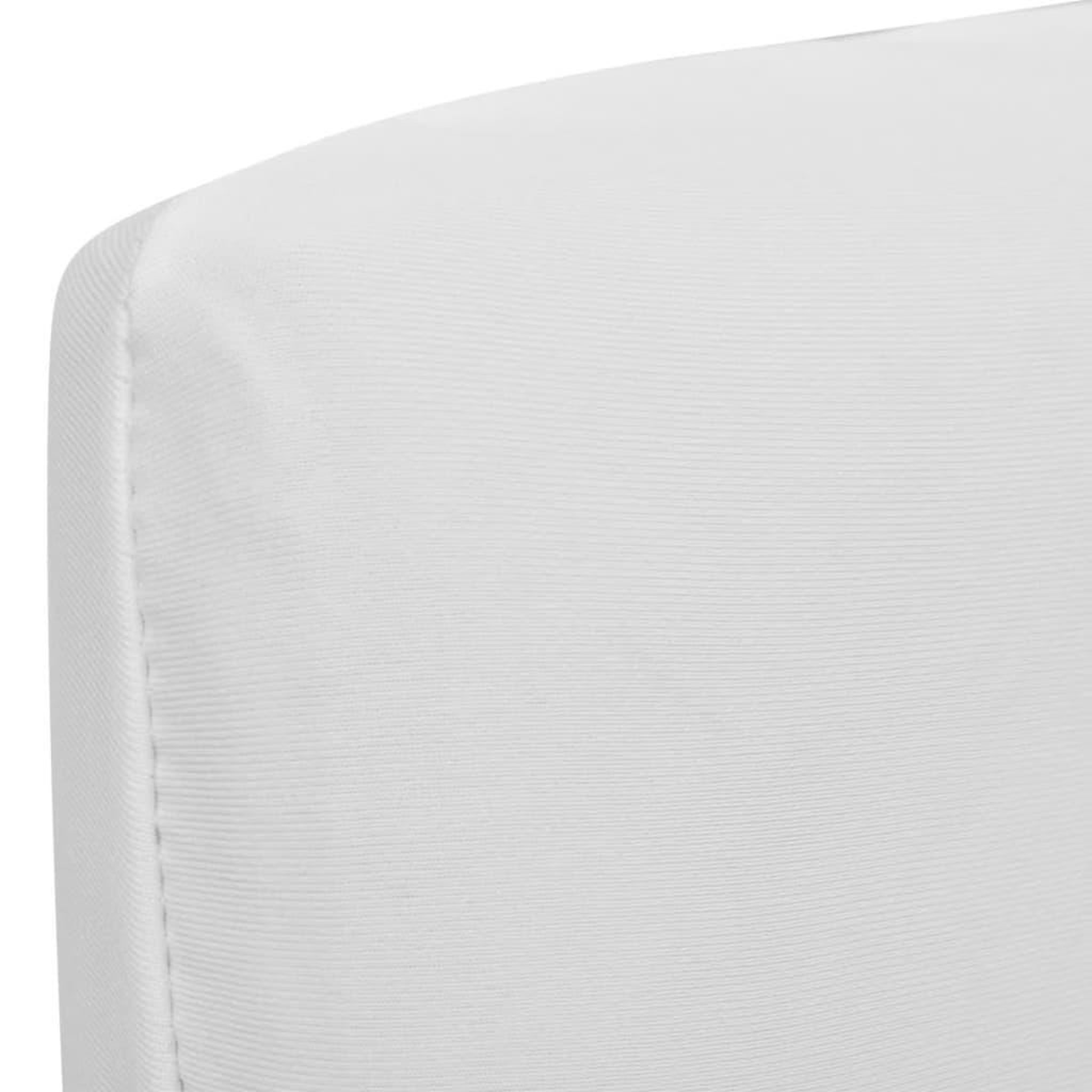 Voir la diapositive 3 : VIDAXL Housse de chaise droite extensible 4 pcs blanc