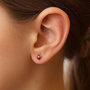 Voir la diapositive 2 : L'ATELIER D'AZUR Boucles d'Oreilles Coccinelles - Or Jaune - Enfant