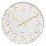 ATMOSPHERA Horloge Murale Design  Laure  50cm Doré
