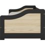 Voir la diapositive 3 : Lit banquette gigogne 2 couchages 90x200cm ANDREA