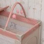Voir la diapositive 3 : BEBELISSIMO BEBELISSIMO - Lit parapluie bébé - lit pliant - dès la naissance - Fais dodo  - table à langer et jouets - rose