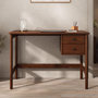 Voir la diapositive 2 : IDIMEX Bureau MARLO H 76 cm 2 tiroirs en bois massif