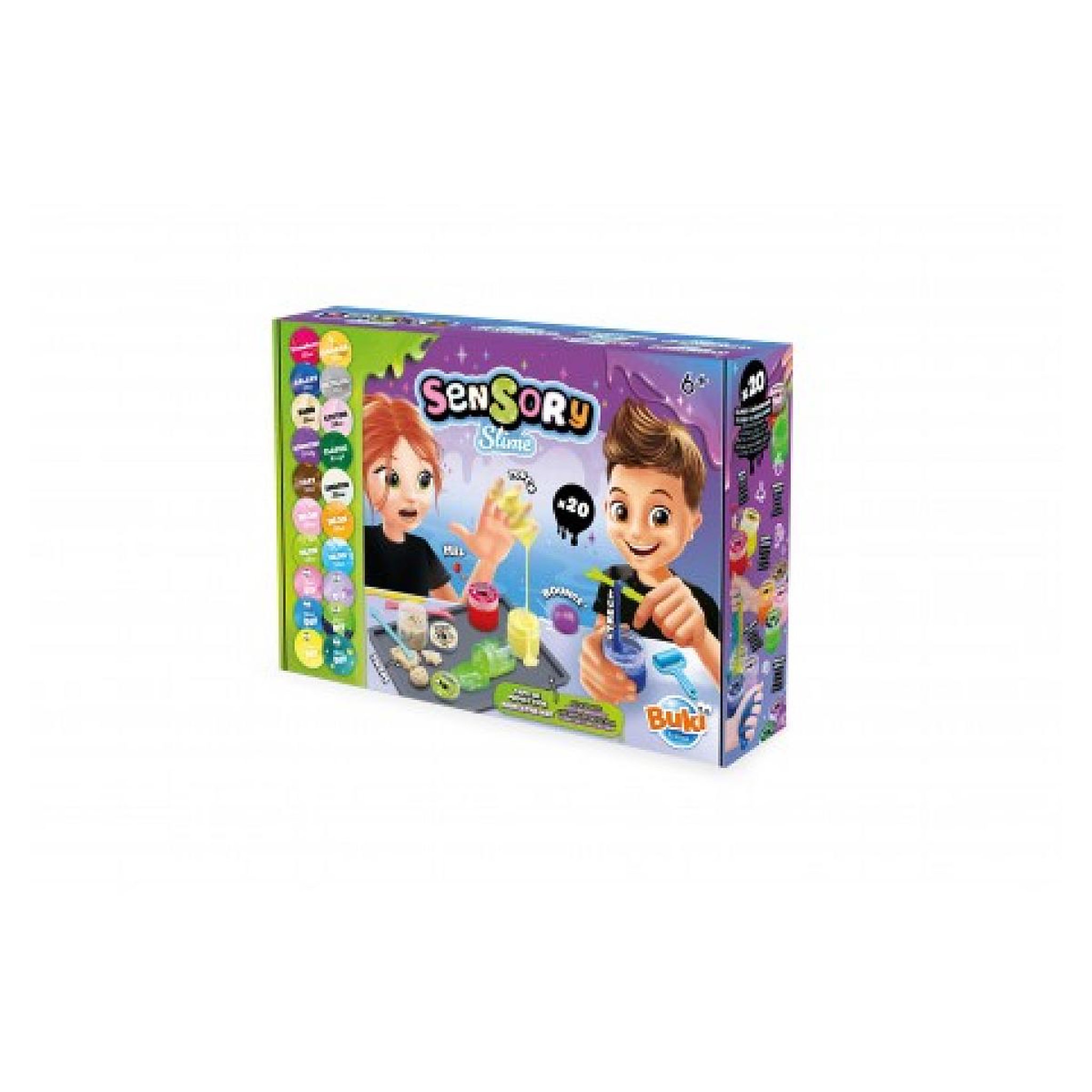 BUKI Coffret 20 pots Sensory slime