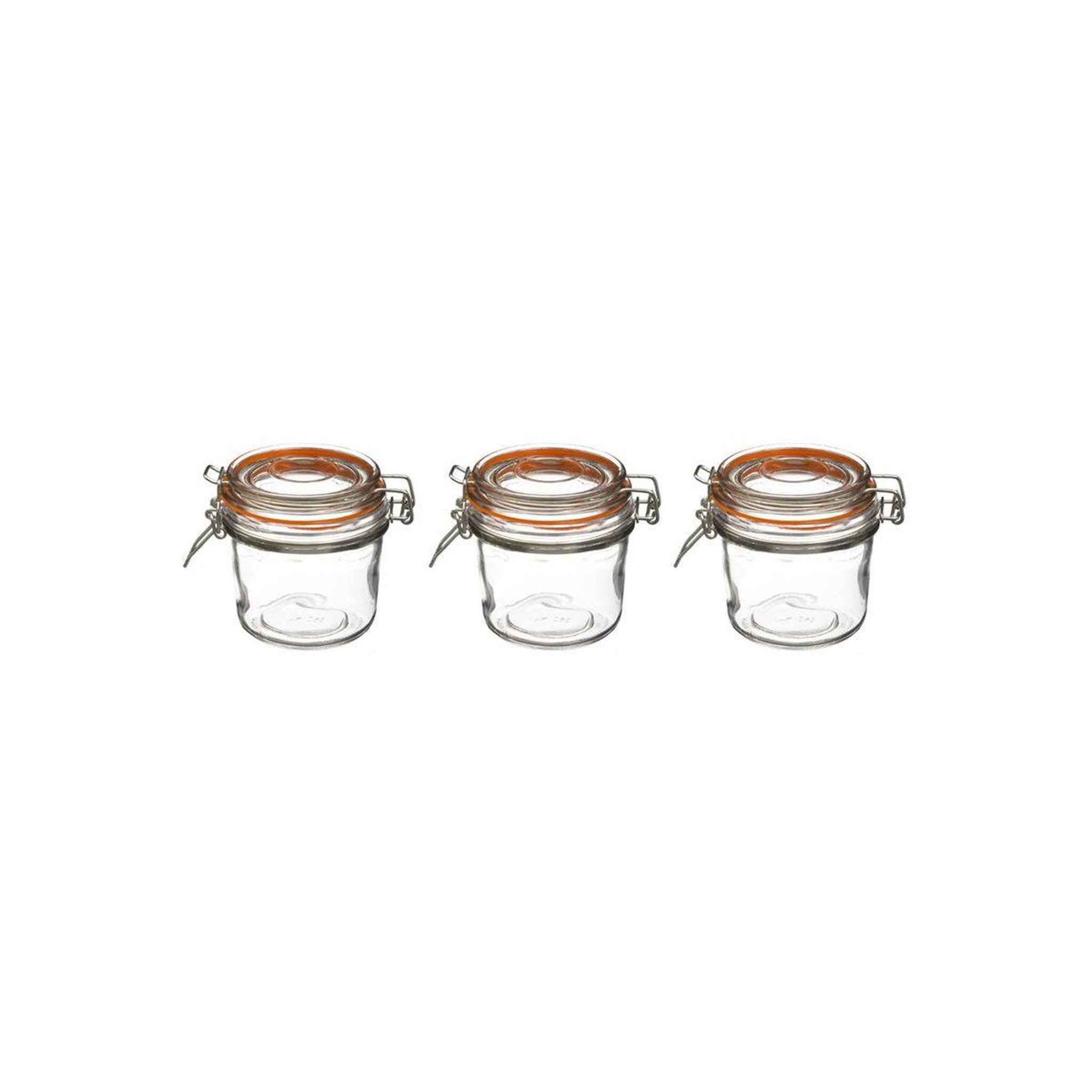 Voir la diapositive 1 : FIVE Lot de 3 Pots en Verre  Terrine  325mL Transparent