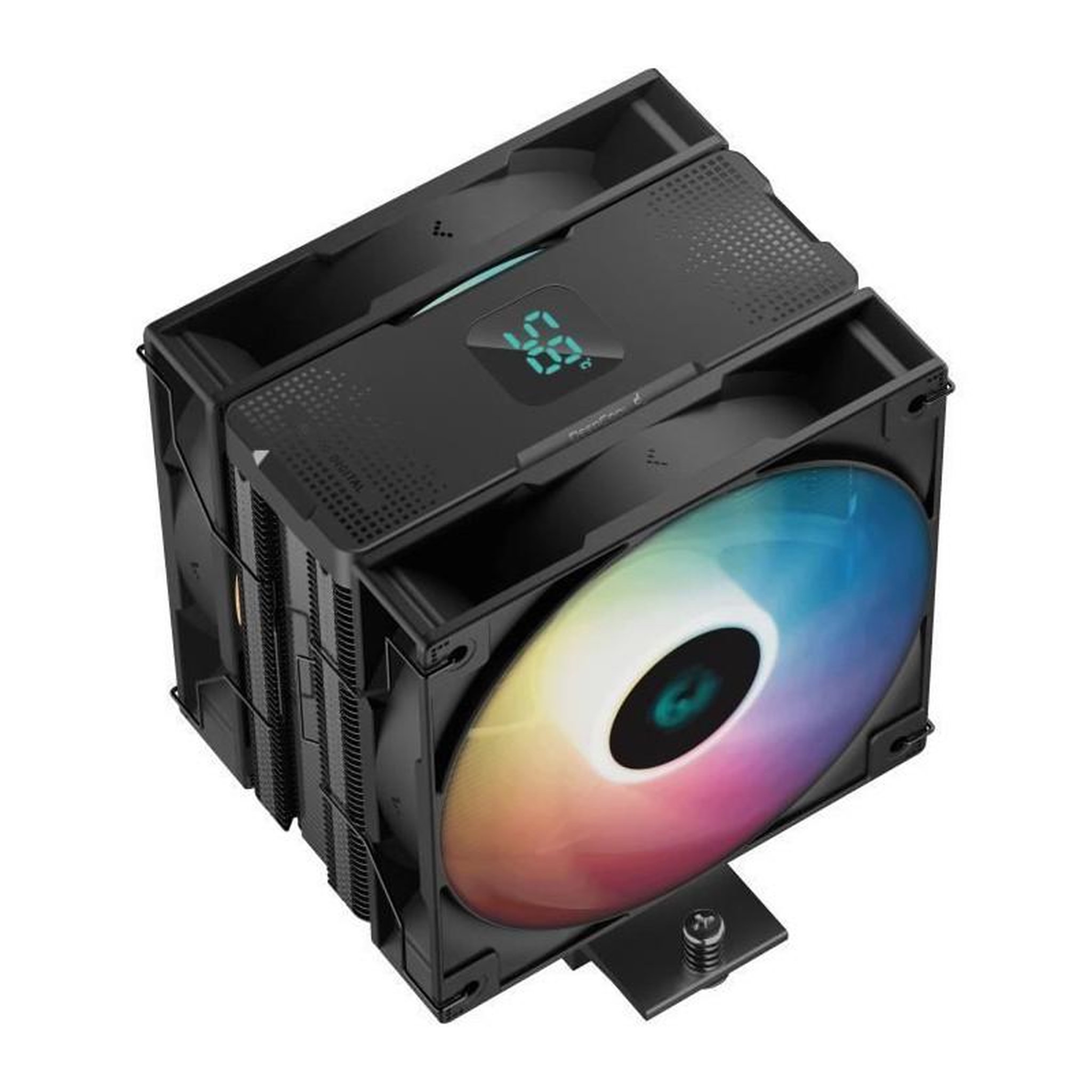 Voir la diapositive 4 : Deepcool DEEPCOOL - AG400 Digital PLUS ARGB (Noir) - Ventirad CPU