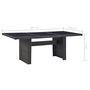 Voir la diapositive 6 : VIDAXL Ensemble a manger d'exterieur 11 pcs Resine tressee Noir