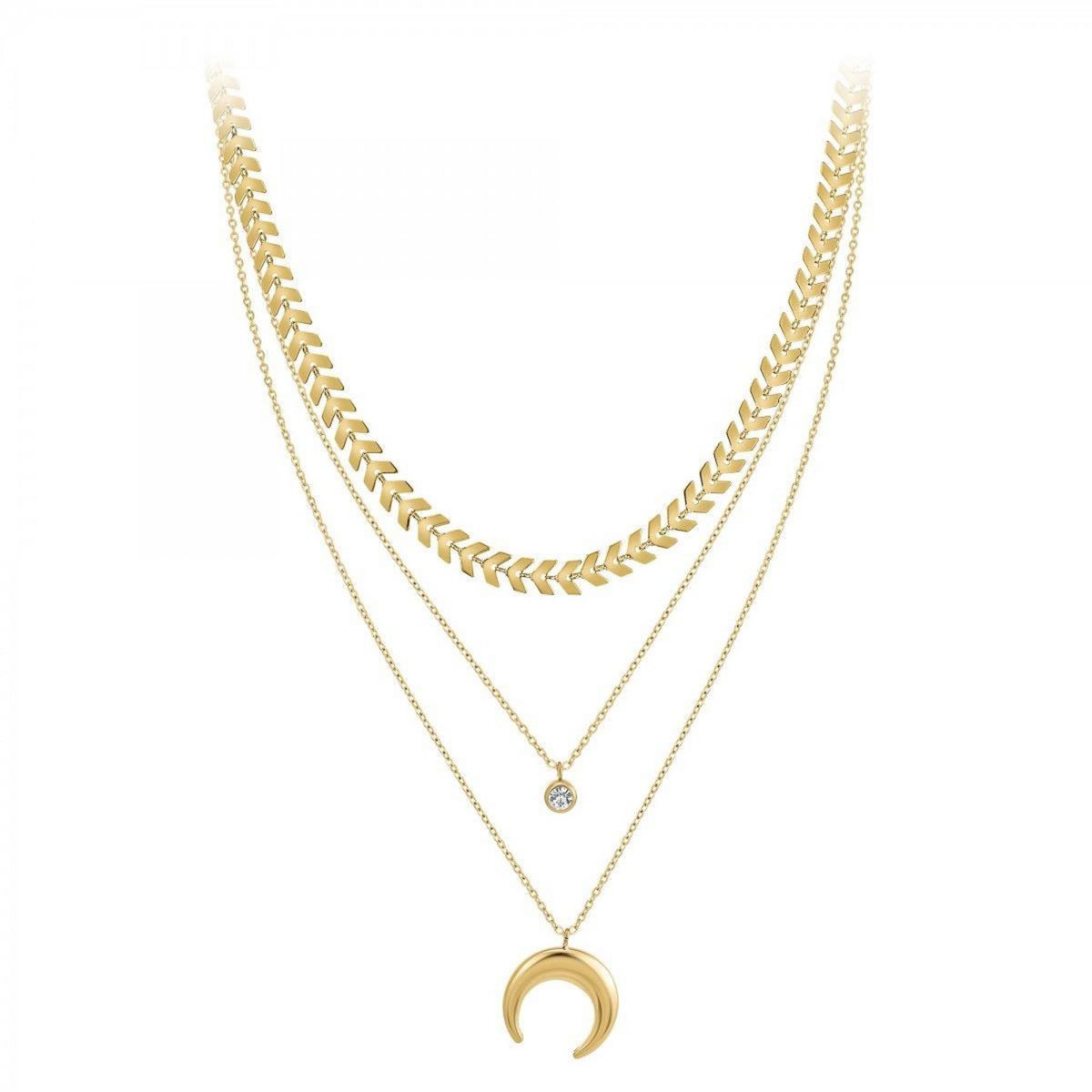 SC BOHEME Collier par SC Bohème orné d'un Cristal scintillant