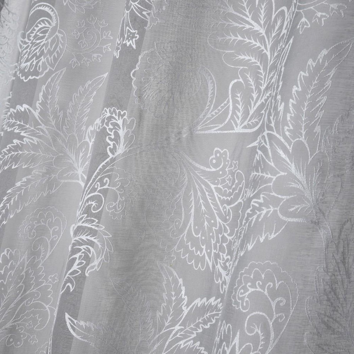 Lovely Casa Voilage à œillets 140x260 cm Jeannette gris