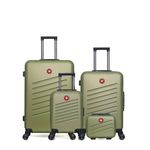 SWISS KOPPER SWISS KOPPER - LOT DE 4 - Valises grand format, weekend, cabine XXS et vanity ZURICH. Coloris disponibles : Noir, Beige, Vert, Gris, Bleu, Rose