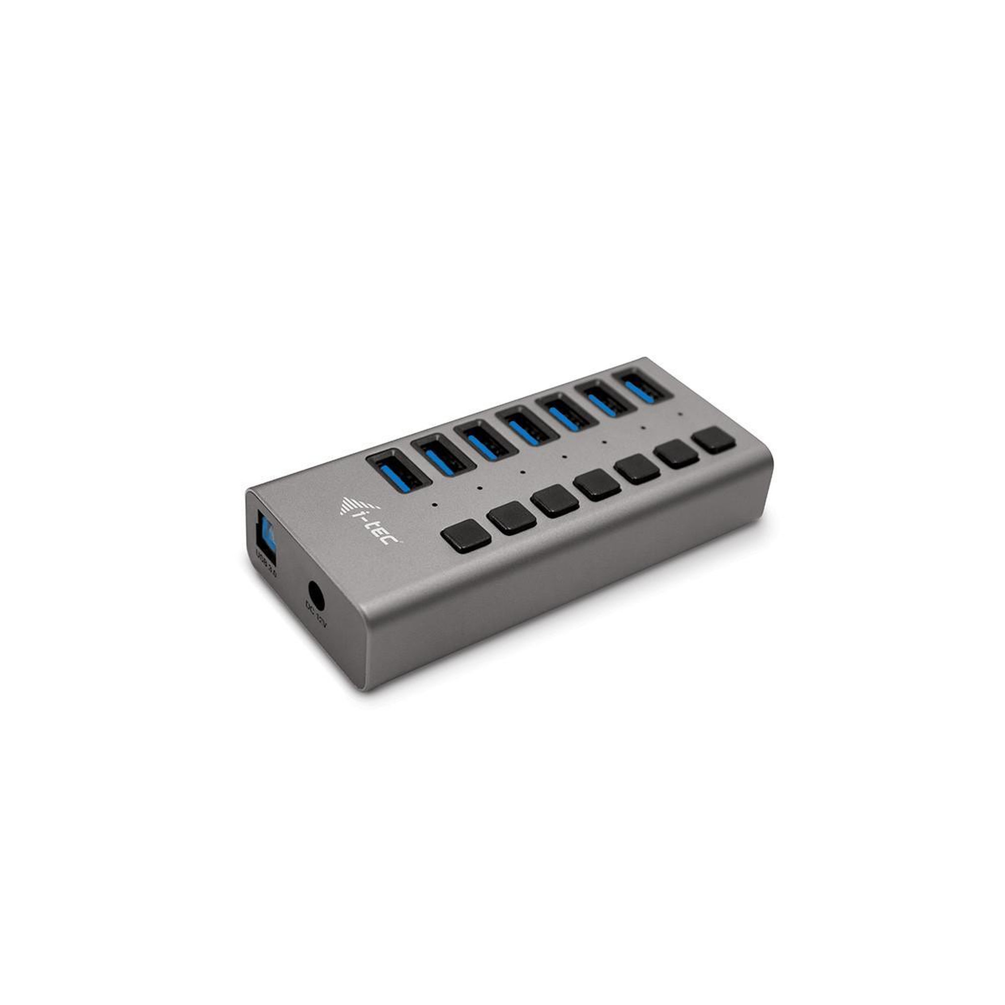 I-TEC I-tec u3chargehub7 chargeur d'appareils mobiles universel gris secteur charge rapide intérieure