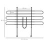 Voir la diapositive 3 : PAWHUT Grille de séparation extensible voiture barrière de sécurité barre réglable pour chien acier noir