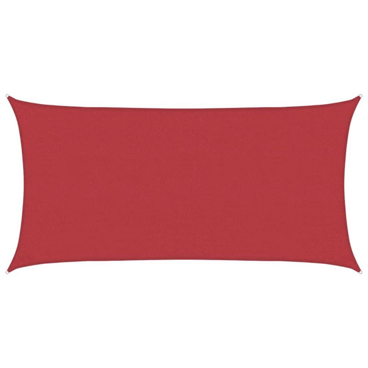 VIDAXL Voile d'ombrage 160 g/m^2 Rouge 4x7 m PEHD