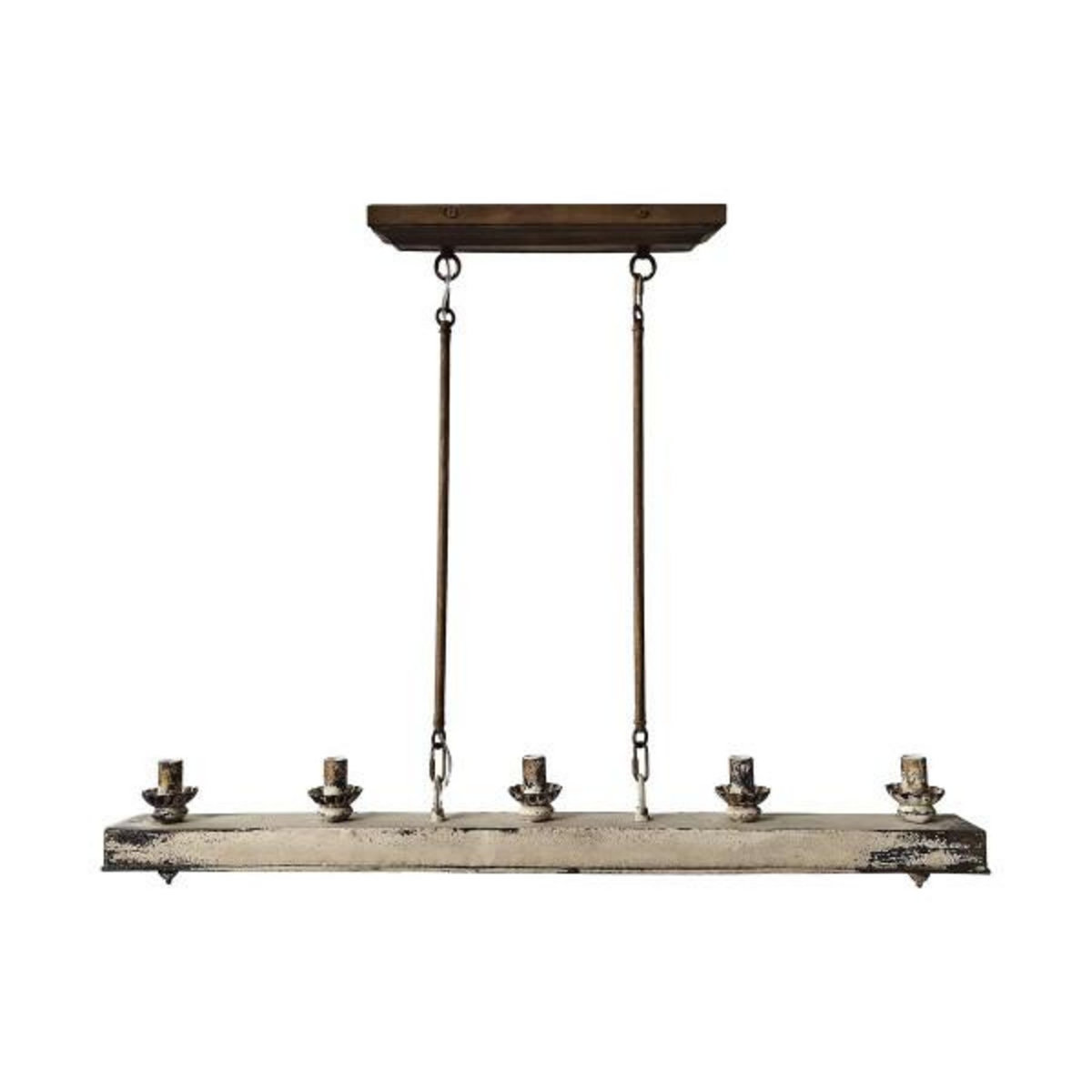 MARKET24 Suspension DKD Home Decor Sapin Métal Vintage (111,5 x 12 x 88 cm)