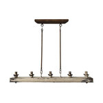 MARKET24 Suspension DKD Home Decor Sapin Métal Vintage (111,5 x 12 x 88 cm)