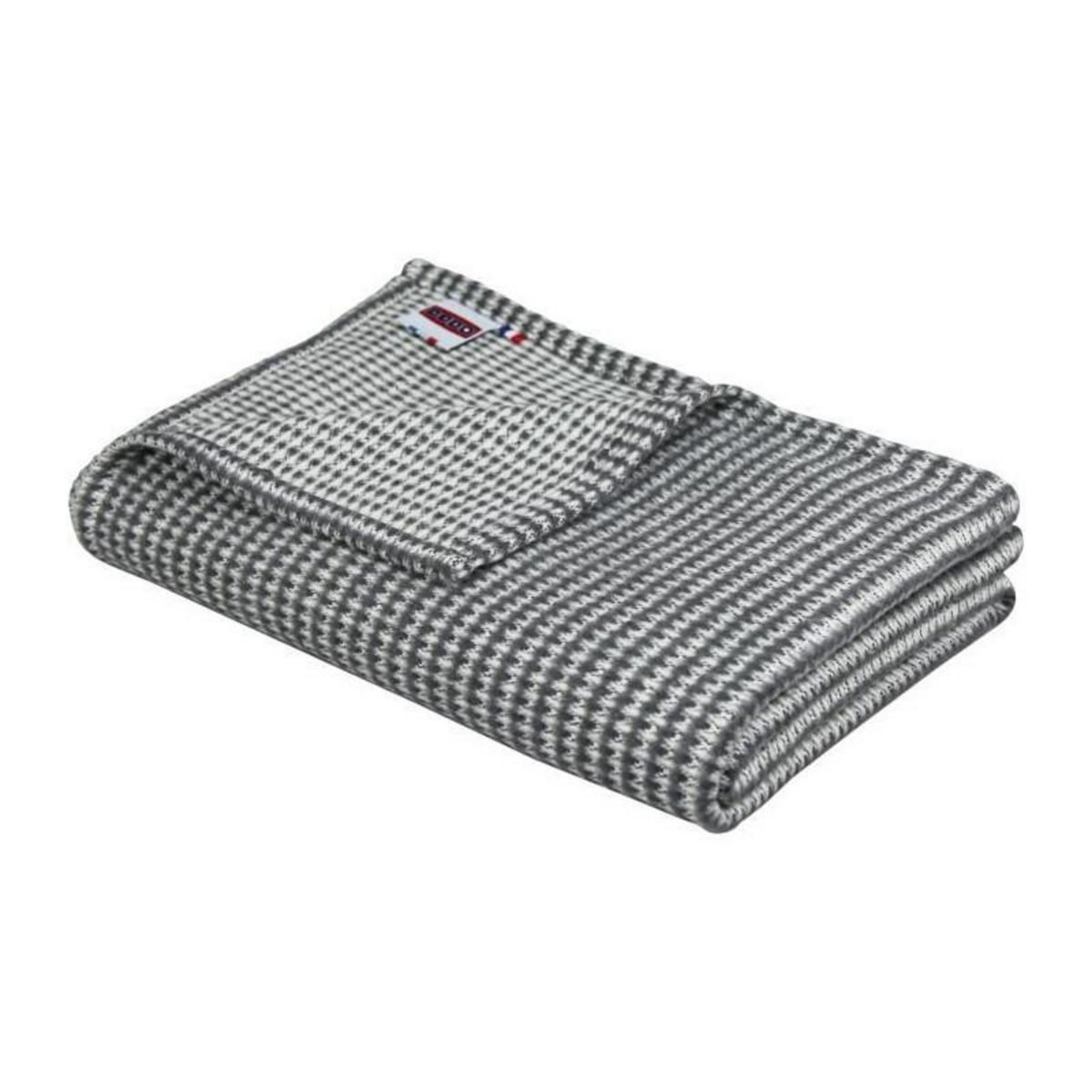 DODO Plaid - DODO - Coton caresse - Ardoise