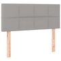 Voir la diapositive 2 : VIDAXL Tete de lit Gris clair 80x5x78/88 cm Tissu