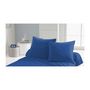 Voir la diapositive 3 : HOME LINGE PASSION Lot de 2 taies d'oreiller - HOME LINGE PASSION - 63 x 63 cm - Bleu