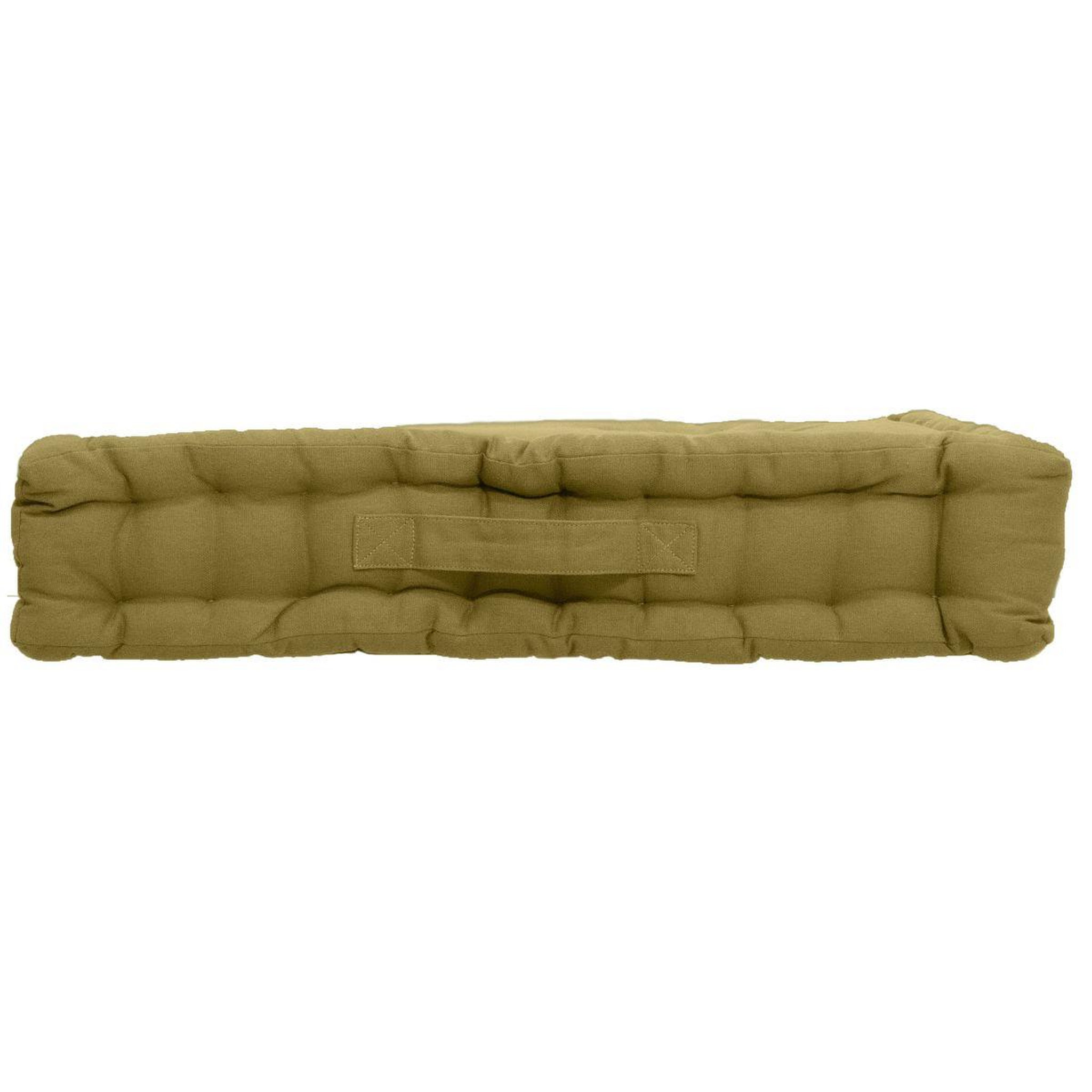Voir la diapositive 2 : ENJOY HOME Coussin de Sol Uni  Panama  50x50cm Bronze
