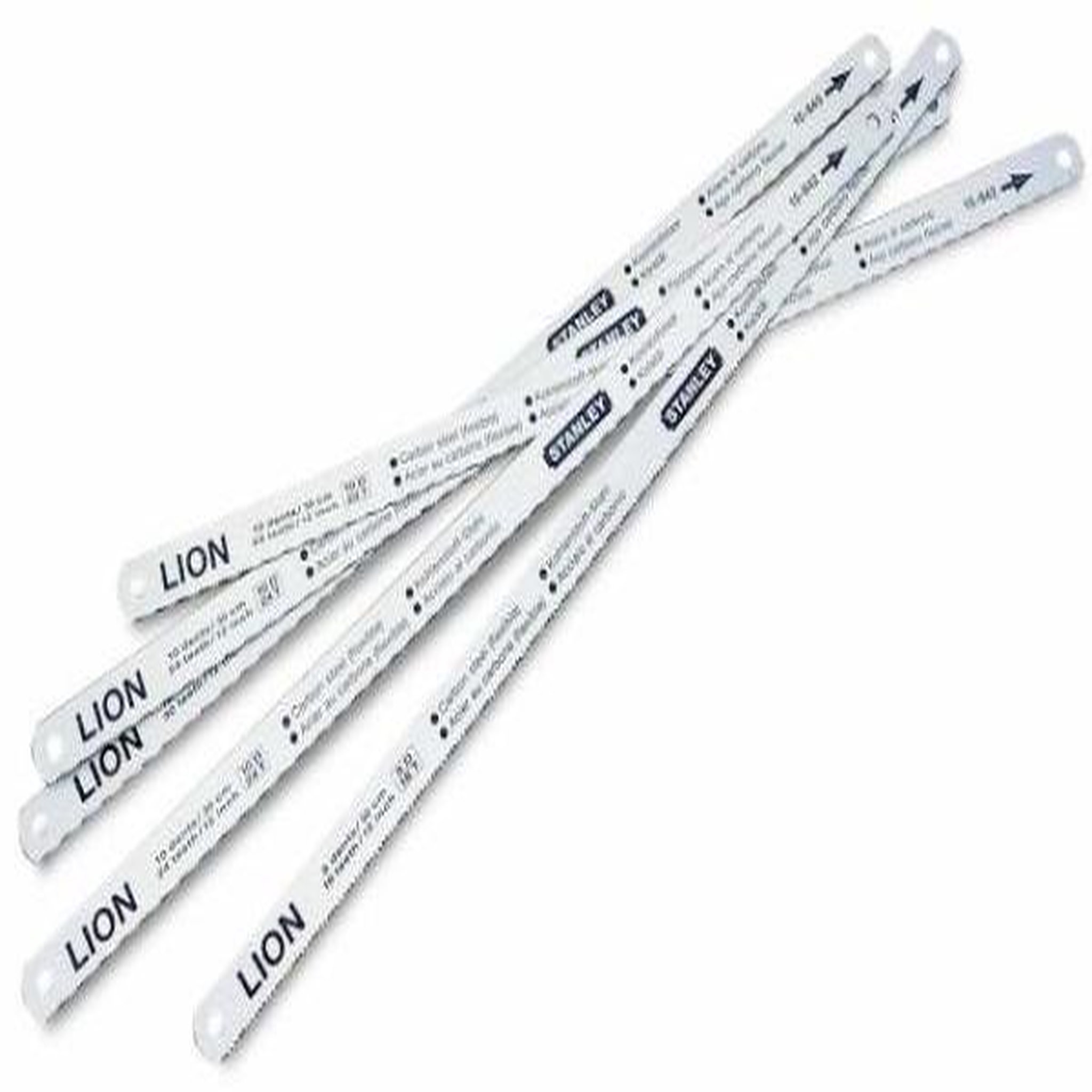 Stanley 5 lames de scie à métaux Lion (10 dents / pouce)