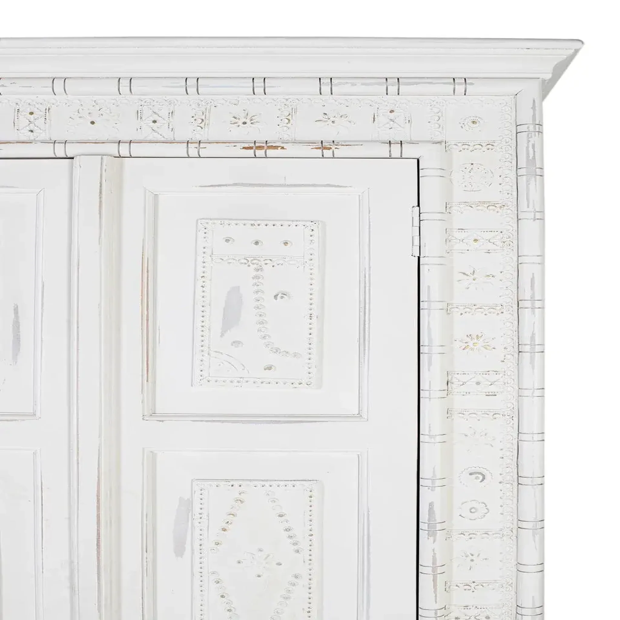 Voir la diapositive 5 : GINER Y COLOMER SL Armoire en bois de manguier 100cm style méditerranéen moderne