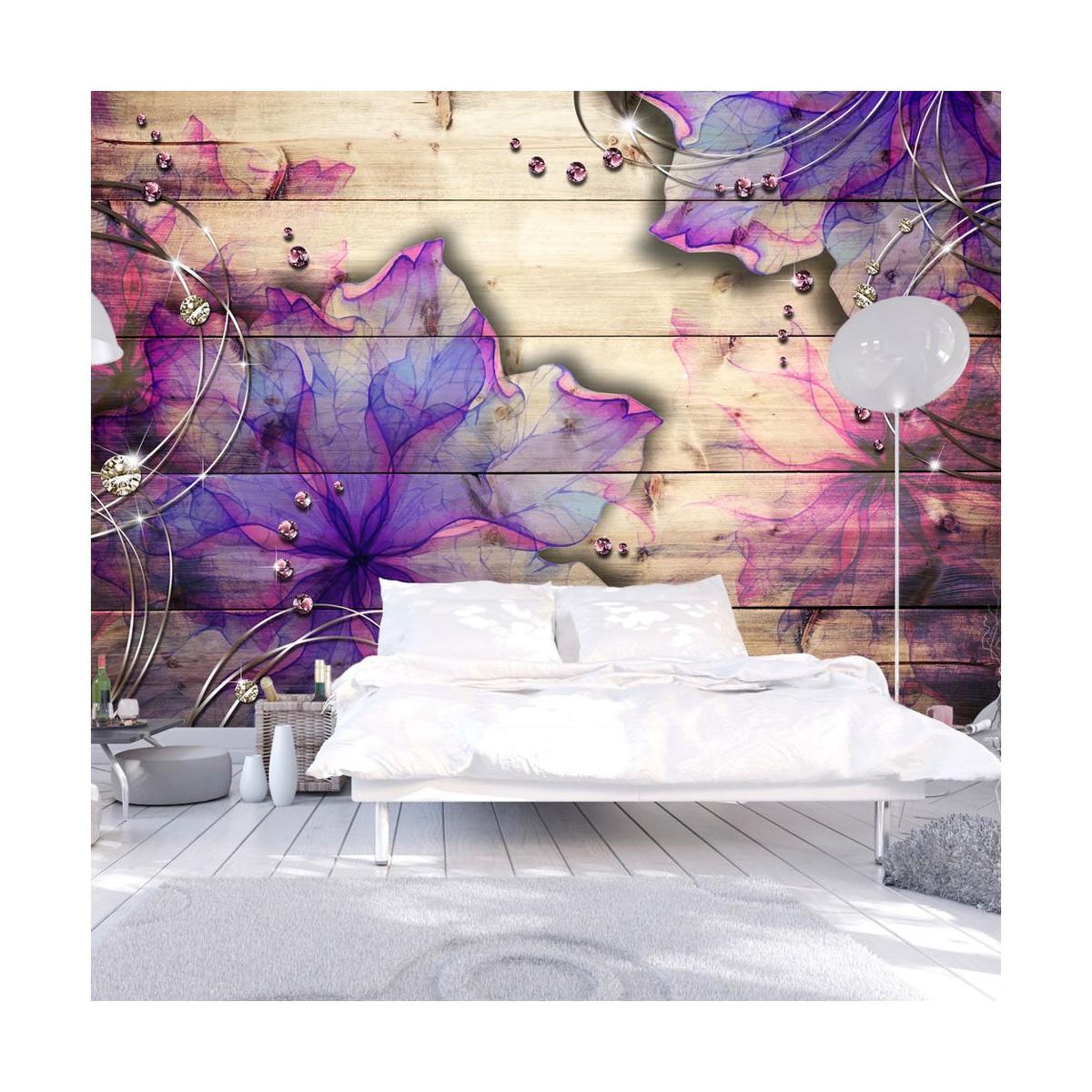 Voir la diapositive 1 : Paris Prix Papier Peint  Purple Memory