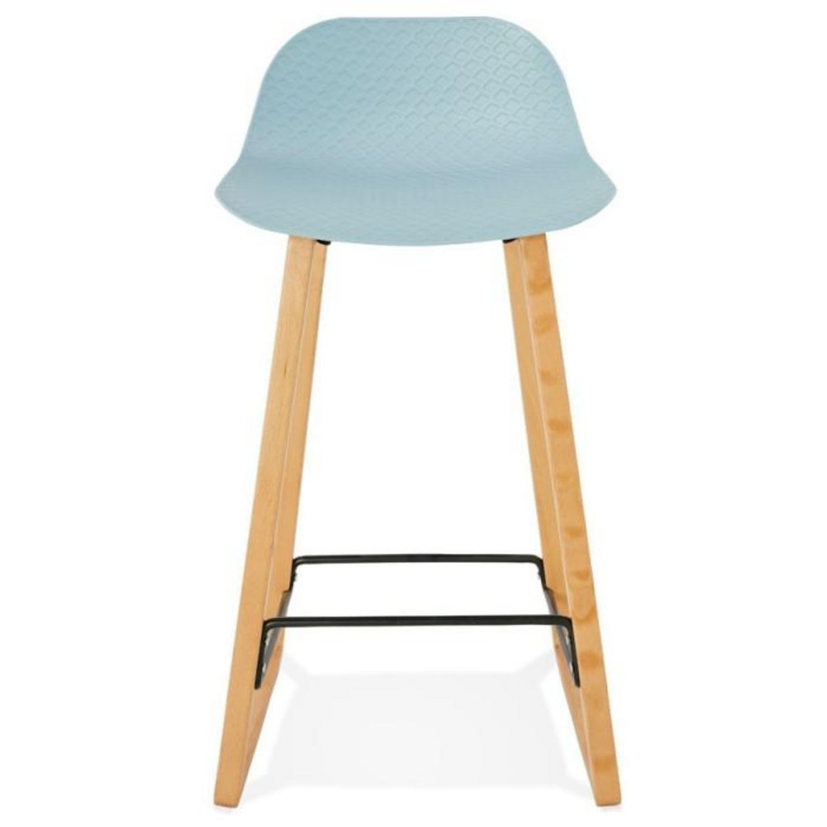 Paris Prix Tabouret de Bar Design  Toki  87cm Bleu & Naturel