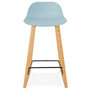 Voir la diapositive 2 : Paris Prix Tabouret de Bar Design  Toki  87cm Bleu & Naturel